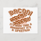 Bacon Lifestyle Postkarte (Vorderseite)