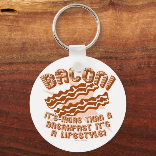 Bacon Lifestyle Schlüsselanhänger (Vorderseite)