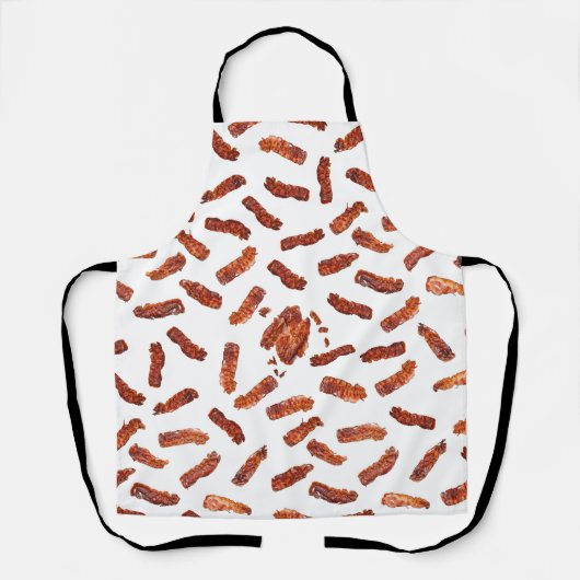 Bacon Lover Fried Bacon Slices Fun Schürze (Vorderseite)