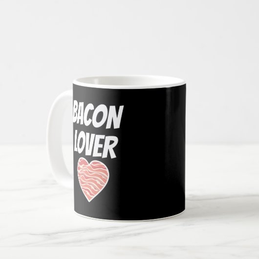 Bacon Lover Funny bacon Kaffeetasse (Vorderseite Links)