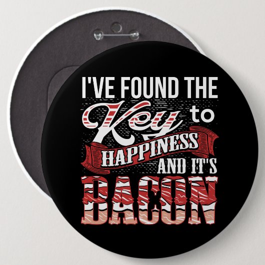 Bacon Lover Gift Button (Vorne & Hinten)