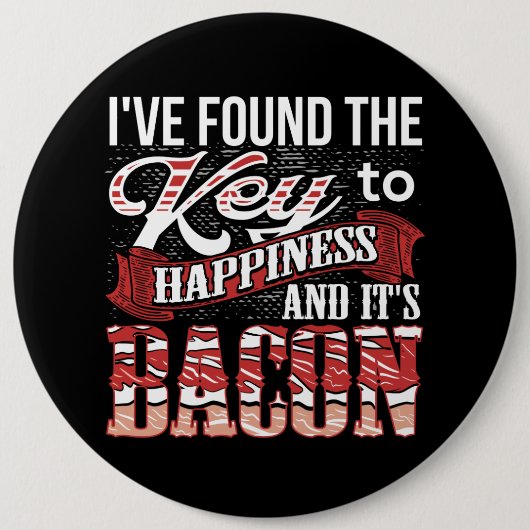 Bacon Lover Gift Button (Vorderseite)
