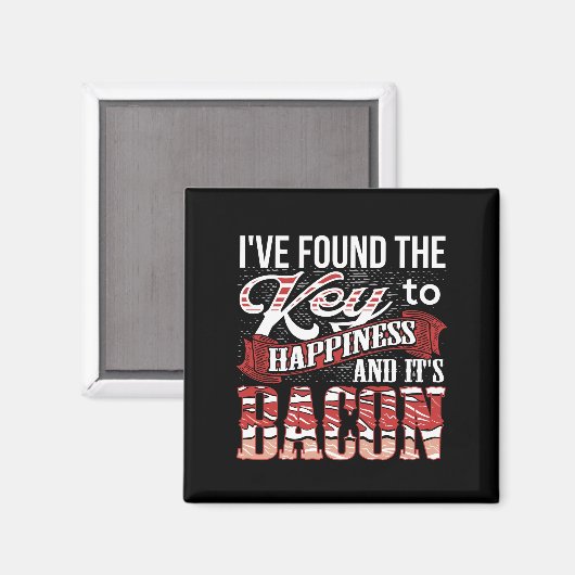 Bacon Lover Gift Magnet (Vorderseite/Rückseite)