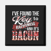 Bacon Lover Gift Magnet (Vorne)