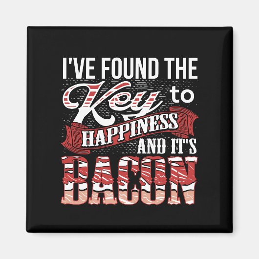 Bacon Lover Gift Magnet (Vorne)