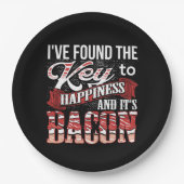 Bacon Lover Gift Pappteller (Vorderseite)