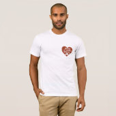 Bacon Lover Herz gehört zum Bacon Funny T-Shirt (Vorne ganz)