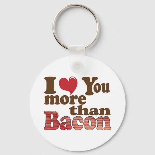Bacon Lover Key Chain Schlüsselanhänger (Vorderseite)