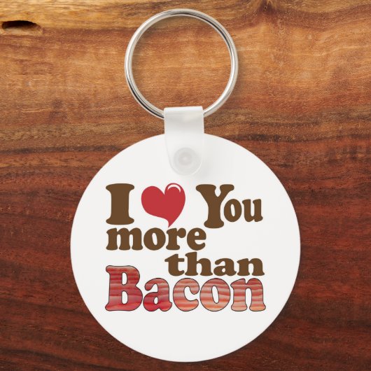 Bacon Lover Key Chain Schlüsselanhänger (Vorderseite)
