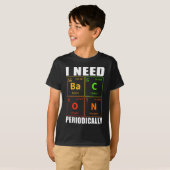 Bacon Lover Scientist Laborchemist T-Shirt (Vorne ganz)