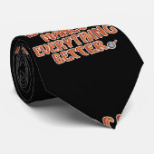 Bacon macht alles besser krawatte (Gerollt)