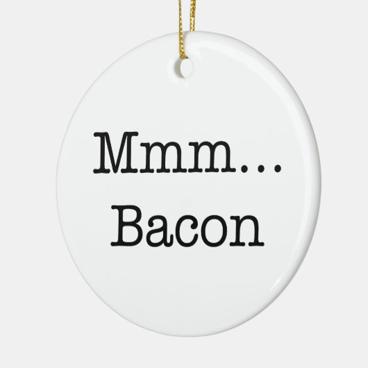 Bacon Mmm Keramikornament (Links)