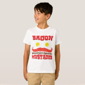 Bacon Mustache T-Shirt (Vorne ganz)