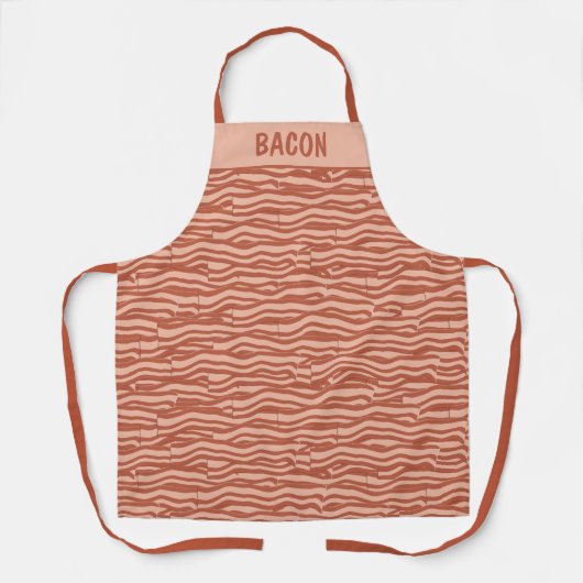 Bacon Muster Custom Schürze (Vorderseite)