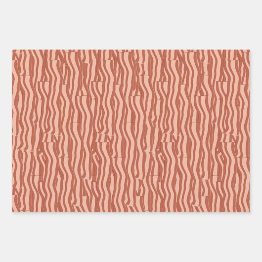 Bacon-Muster Geschenkpapier Set (Vorderseite 2)