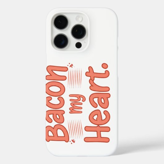Bacon My Heart Case-Mate iPhone Hülle (Rückseite)