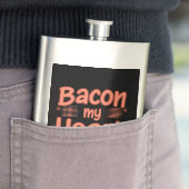 Bacon My Heart Flachmann (Beispiel)