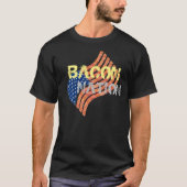 Bacon Nation Funny Bacon T - Shirt (Vorderseite)