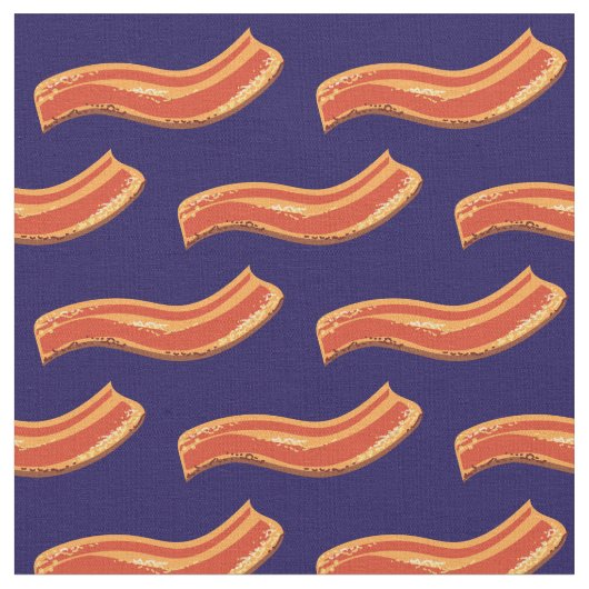 Bacon Niedlich Breakfast Kinder Stoff (Nahaufnahme)