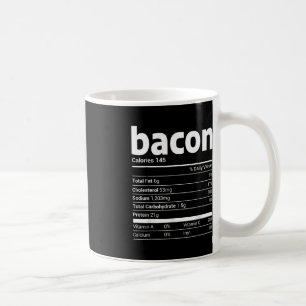 bacon Nutrition Facts Family Matching Christmas Co Kaffeetasse