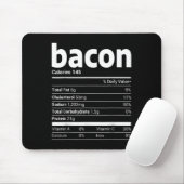 bacon Nutrition Facts Family Matching Christmas Co Mousepad (Mit Mouse)