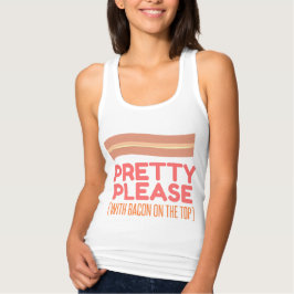Bacon oben tank top
