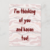 Bacon on Paper Postkarte (Vorderseite)