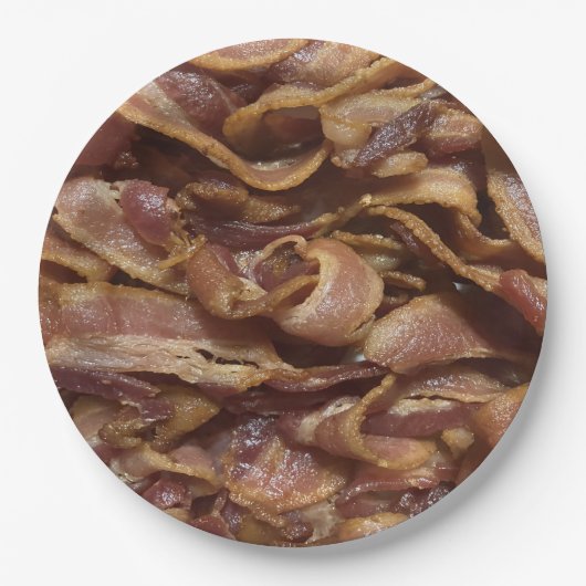 Bacon Pappteller (Vorderseite)