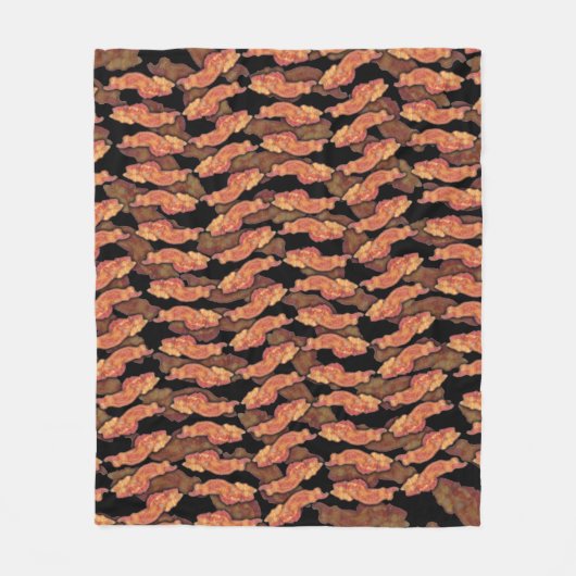 Bacon Pattern Fleecedecke (Vorderseite)