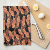 Bacon Pattern Geschirrtuch (Viertel Falte)
