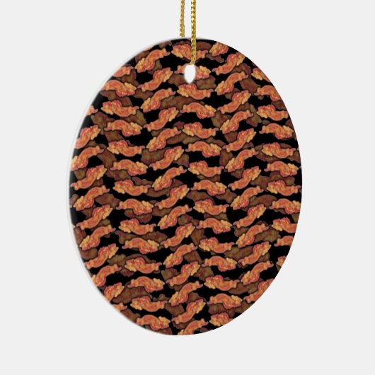 Bacon Pattern Keramik Ornament (Rechts)