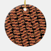 Bacon Pattern Keramik Ornament (Hinten)