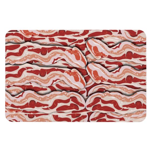 Bacon Pattern Mega-Magnet Magnet (Horizontal)