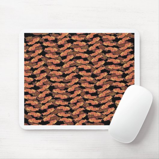 Bacon Pattern Mousepad (Mit Mouse)