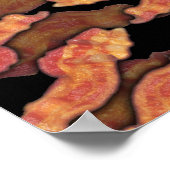 Bacon Pattern Poster (Ecke)