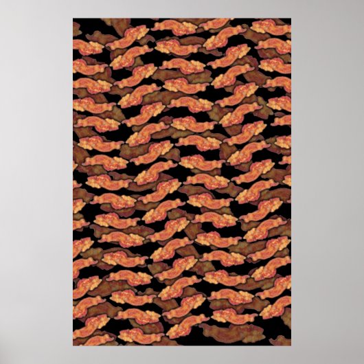 Bacon Pattern Poster (Vorne)