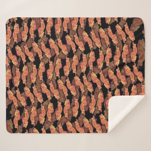 Bacon Pattern Sherpadecke (Vorderseite (Horizontal))