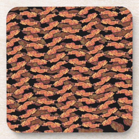 Bacon Pattern Untersetzer (Vorderseite)