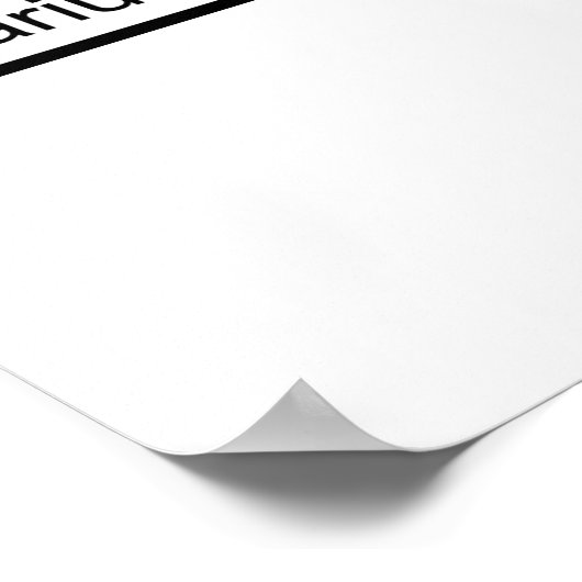 Bacon Periodic Table Element Symbols Poster (Ecke)