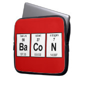 BaCoN Periodische Tabelle Laptopschutzhülle (Vorderseite Links)