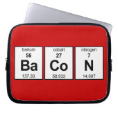 BaCoN Periodische Tabelle Laptopschutzhülle (Vorderseite)