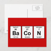 BaCoN Periodische Tabelle Postkarte (Vorne/Hinten)