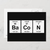BaCoN Periodische Tabelle Postkarte (Vorne/Hinten)