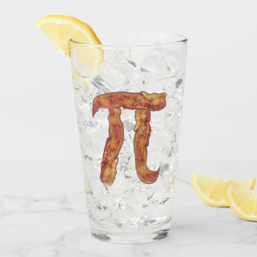 Bacon Pi Glas (Vorderseite Ice)