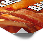 Bacon Poem Funny Poster Sign (Ecke)