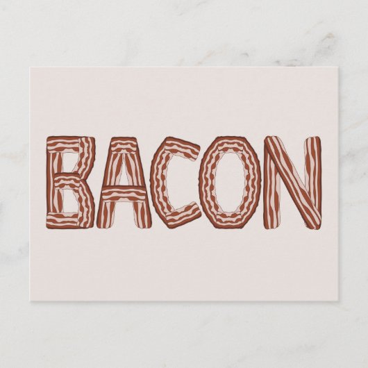 Bacon Postcard Postkarte (Vorderseite)