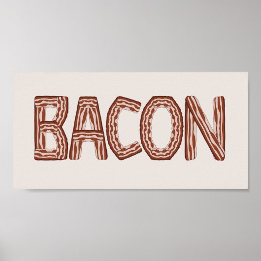 Bacon Poster (Vorne)
