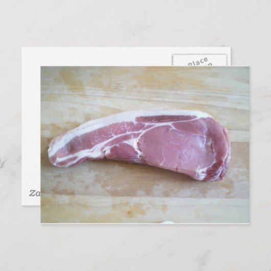Bacon Postkarte (Vorne/Hinten)