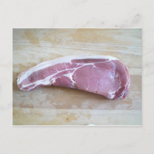 Bacon Postkarte (Vorderseite)