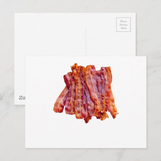 Bacon Postkarte (Vorne/Hinten)